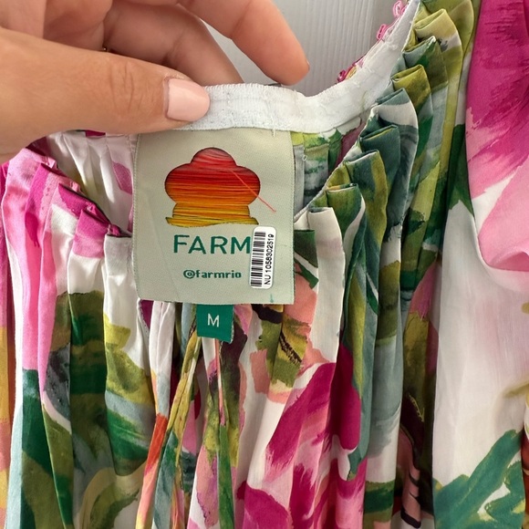 FARM Rio Floral Puff Sleeve Maxi Dress - Picture 3 of 4